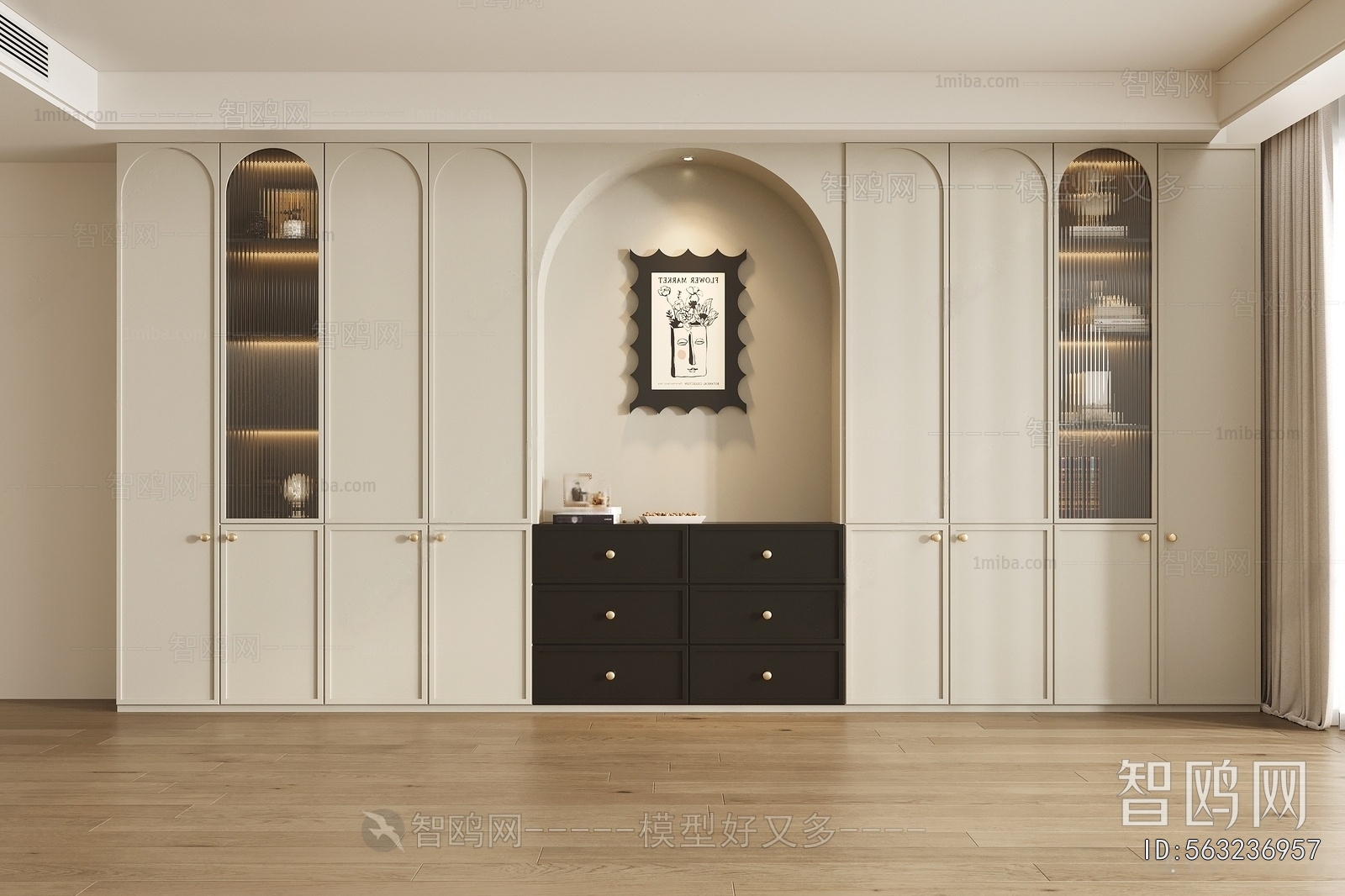 French Style Bookcase