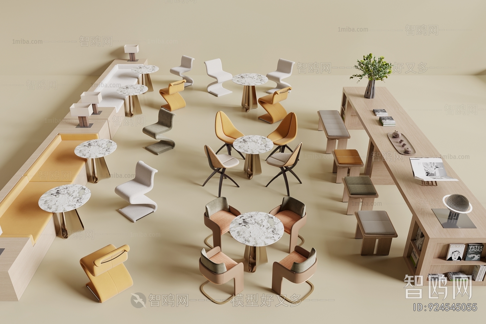 Modern Leisure Table And Chair