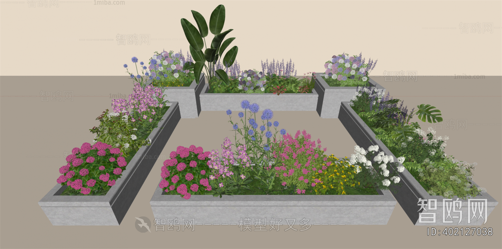 Modern Flower Bed, Flower Bowl, Flower Box