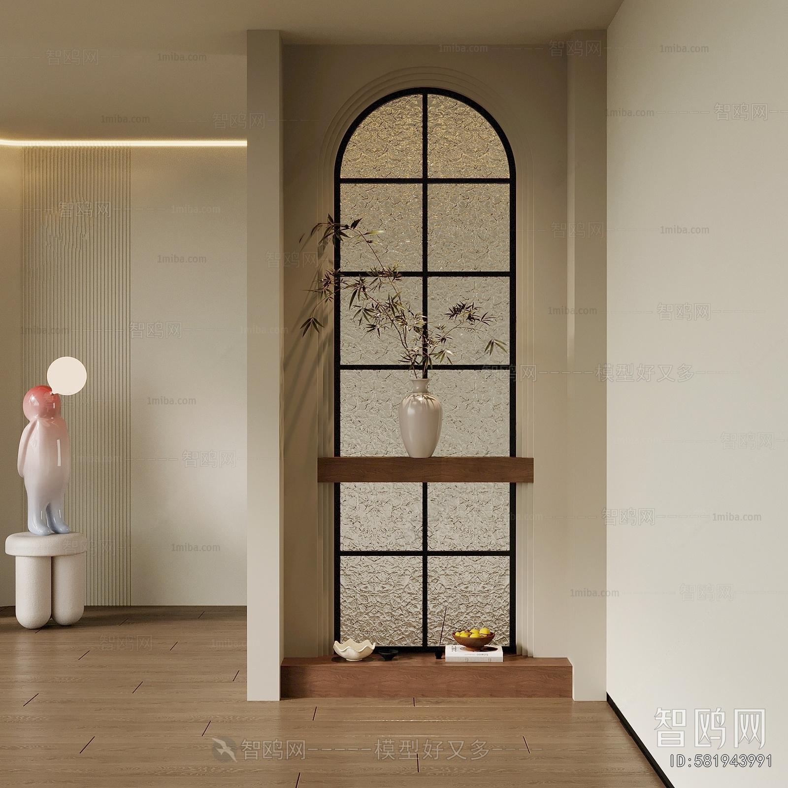 French Style Hallway