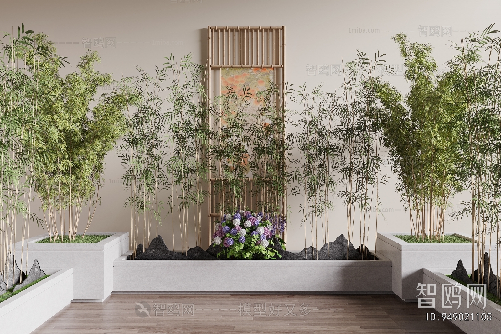 New Chinese Style Plant Landscaping