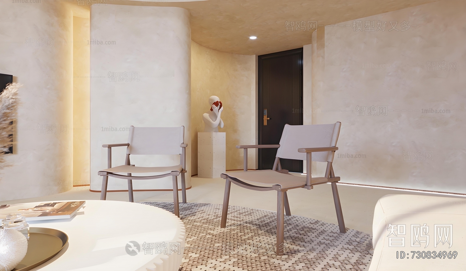 Wabi-sabi Style A Living Room