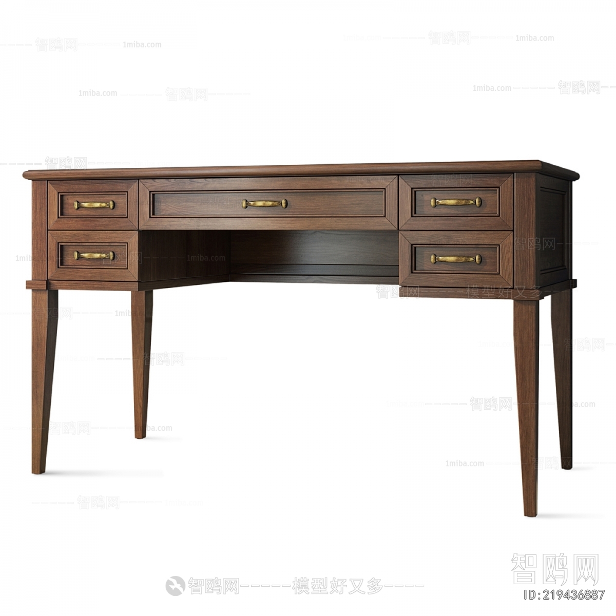 American Style Computer Desk And Chair