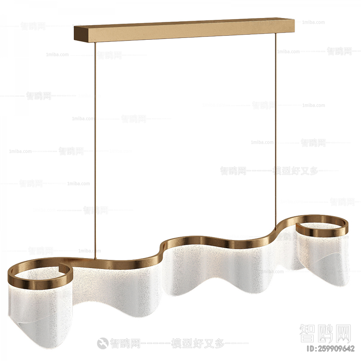 Modern Long Chandelier