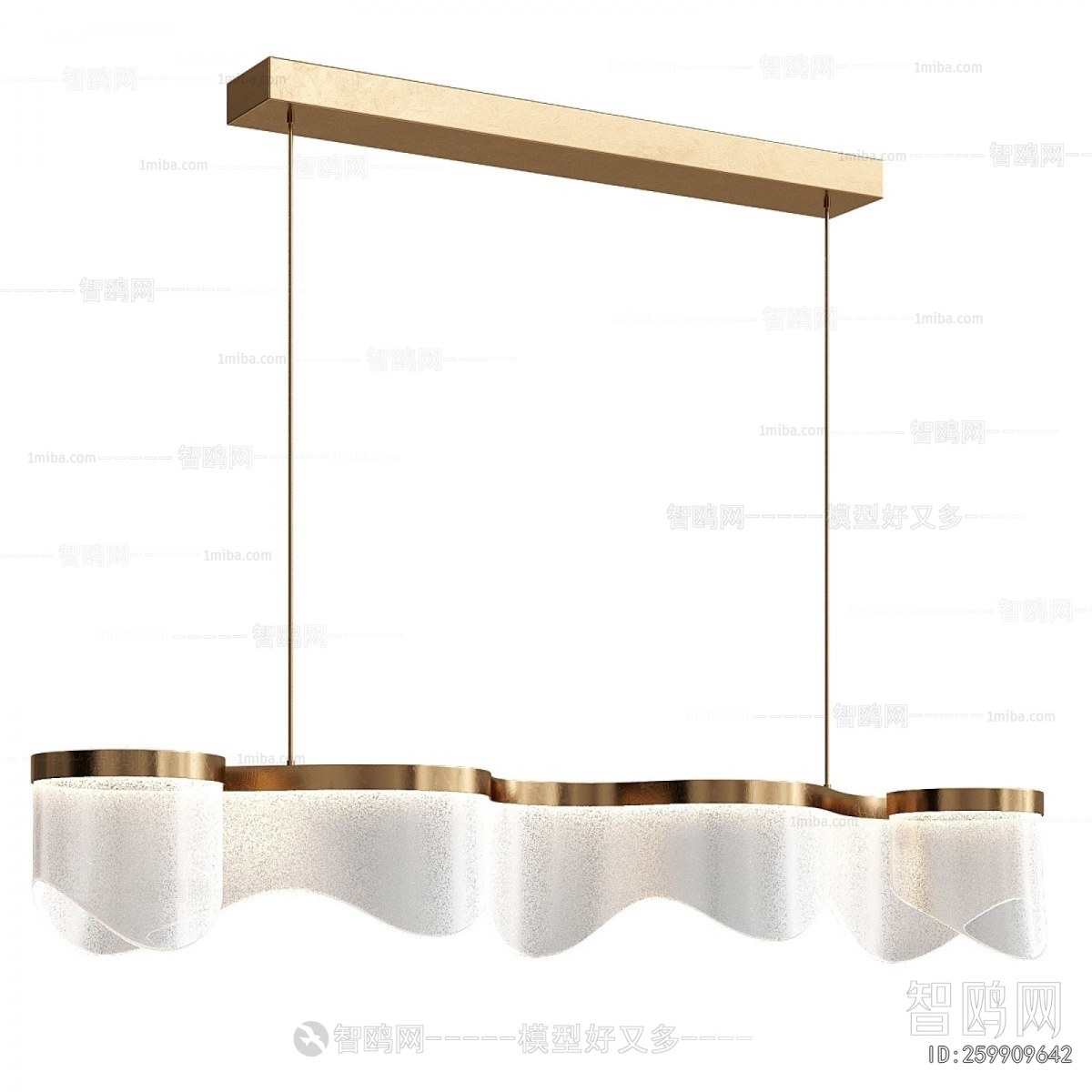 Modern Long Chandelier