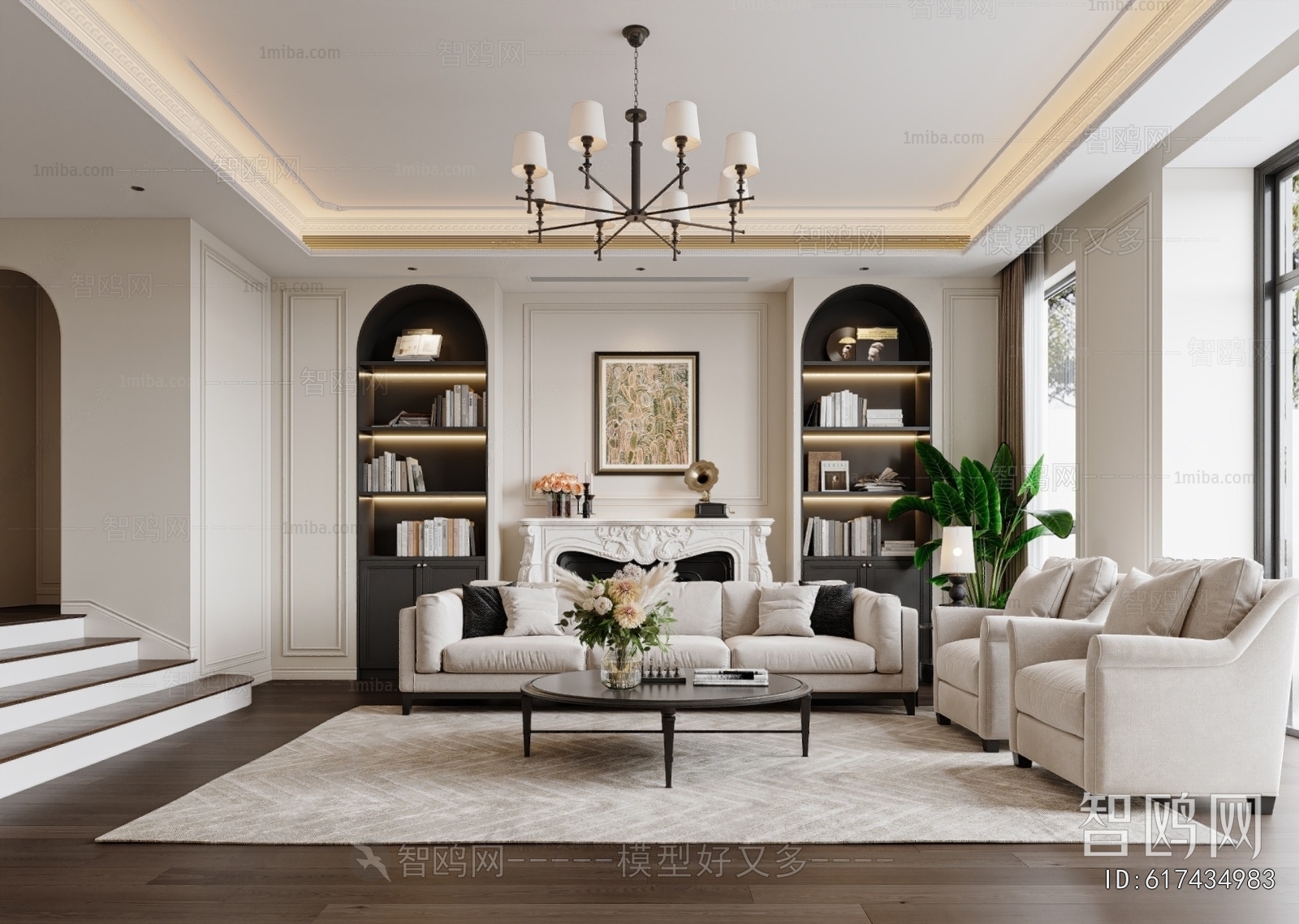 French Style A Living Room