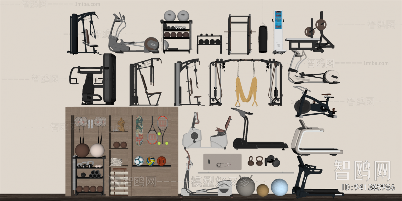 Modern Fitness Equipment