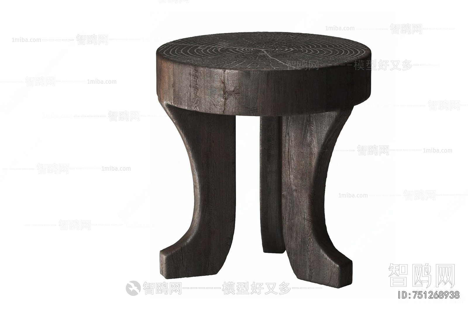 Wabi-sabi Style Stool