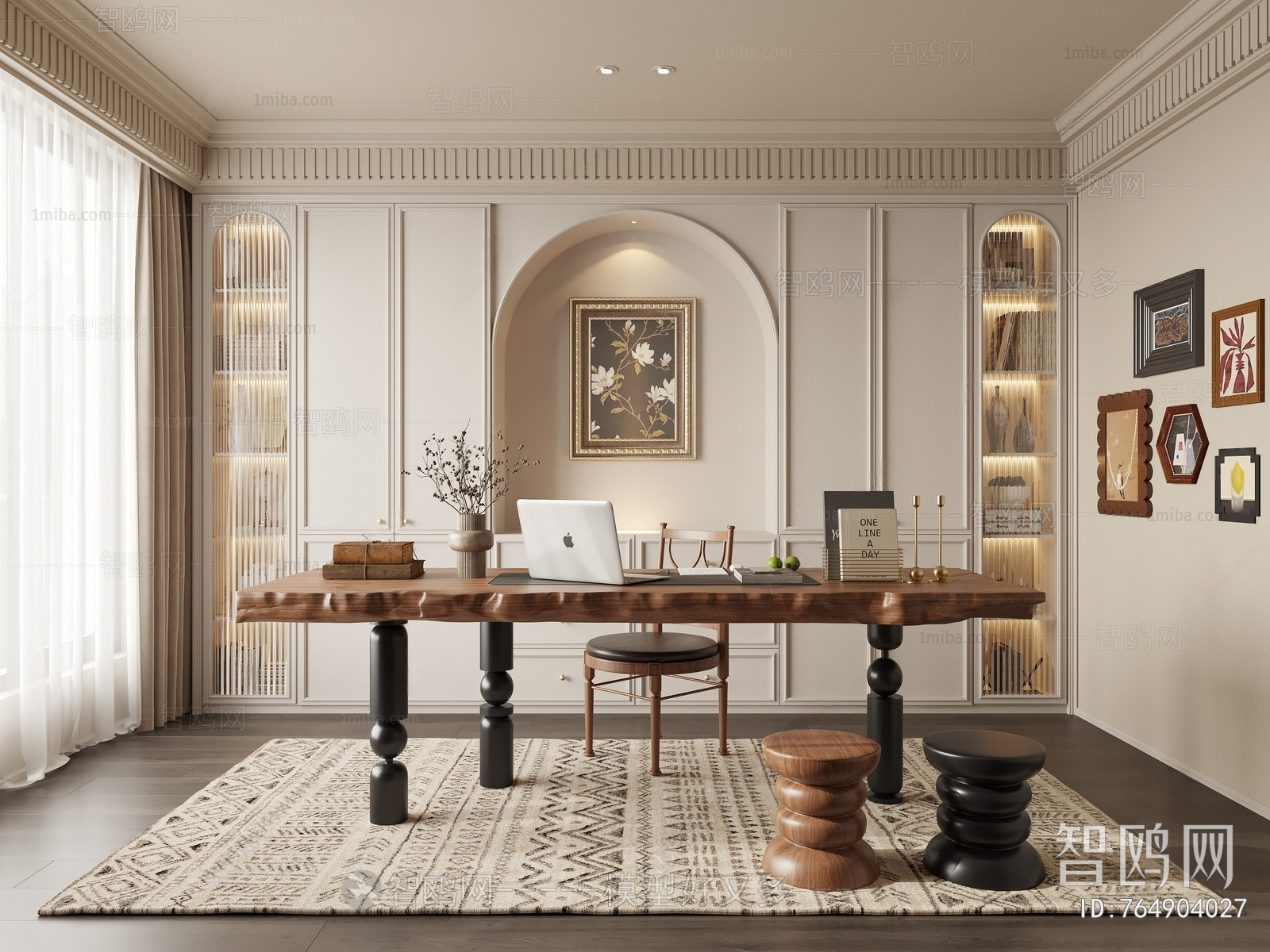 French Style Study Space