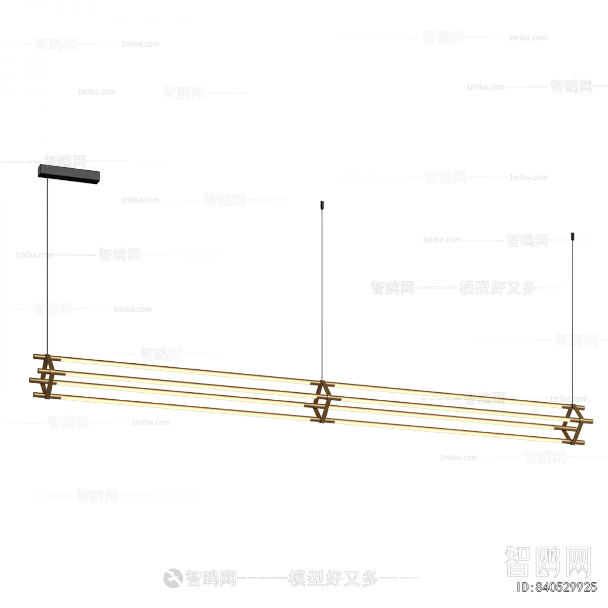 Modern Long Chandelier