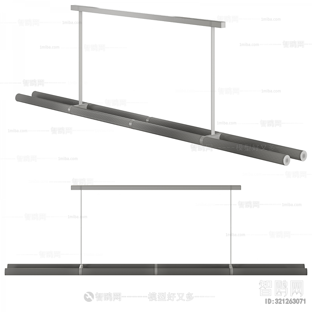 Modern Long Chandelier