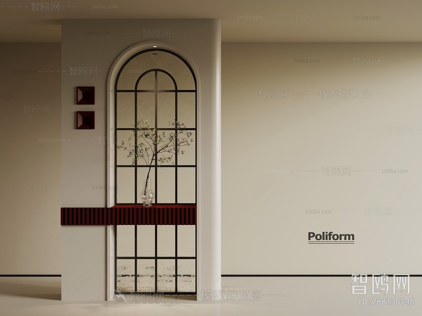 French Style Glass Screen Partition