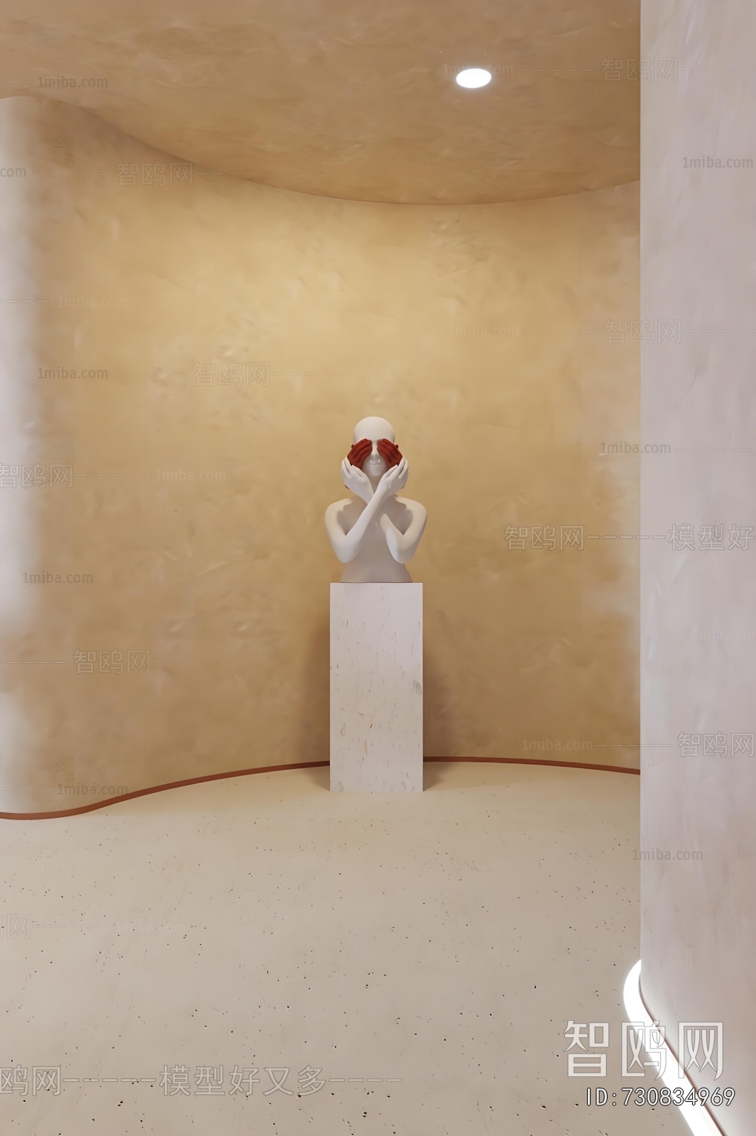 Wabi-sabi Style A Living Room