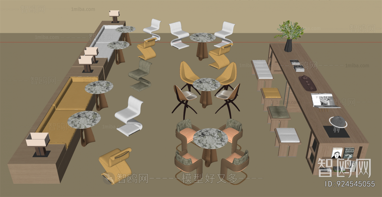 Modern Leisure Table And Chair