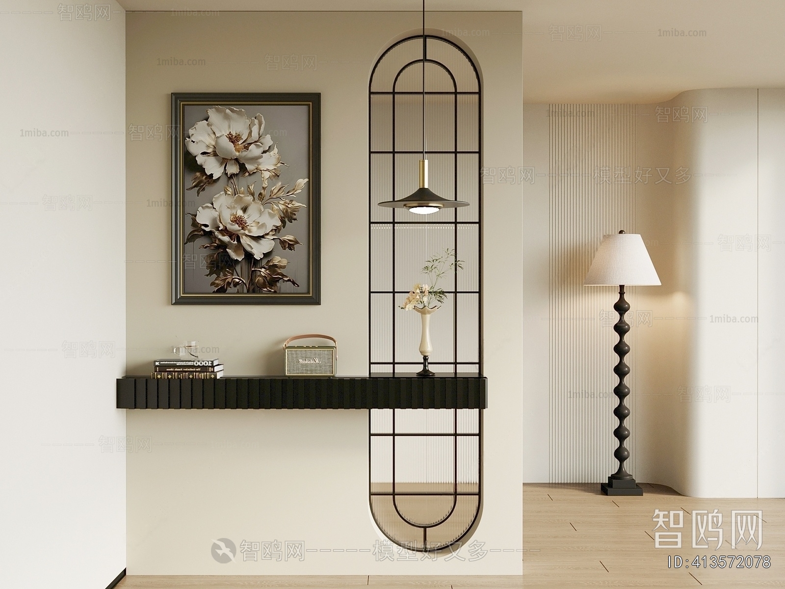 French Style Hallway