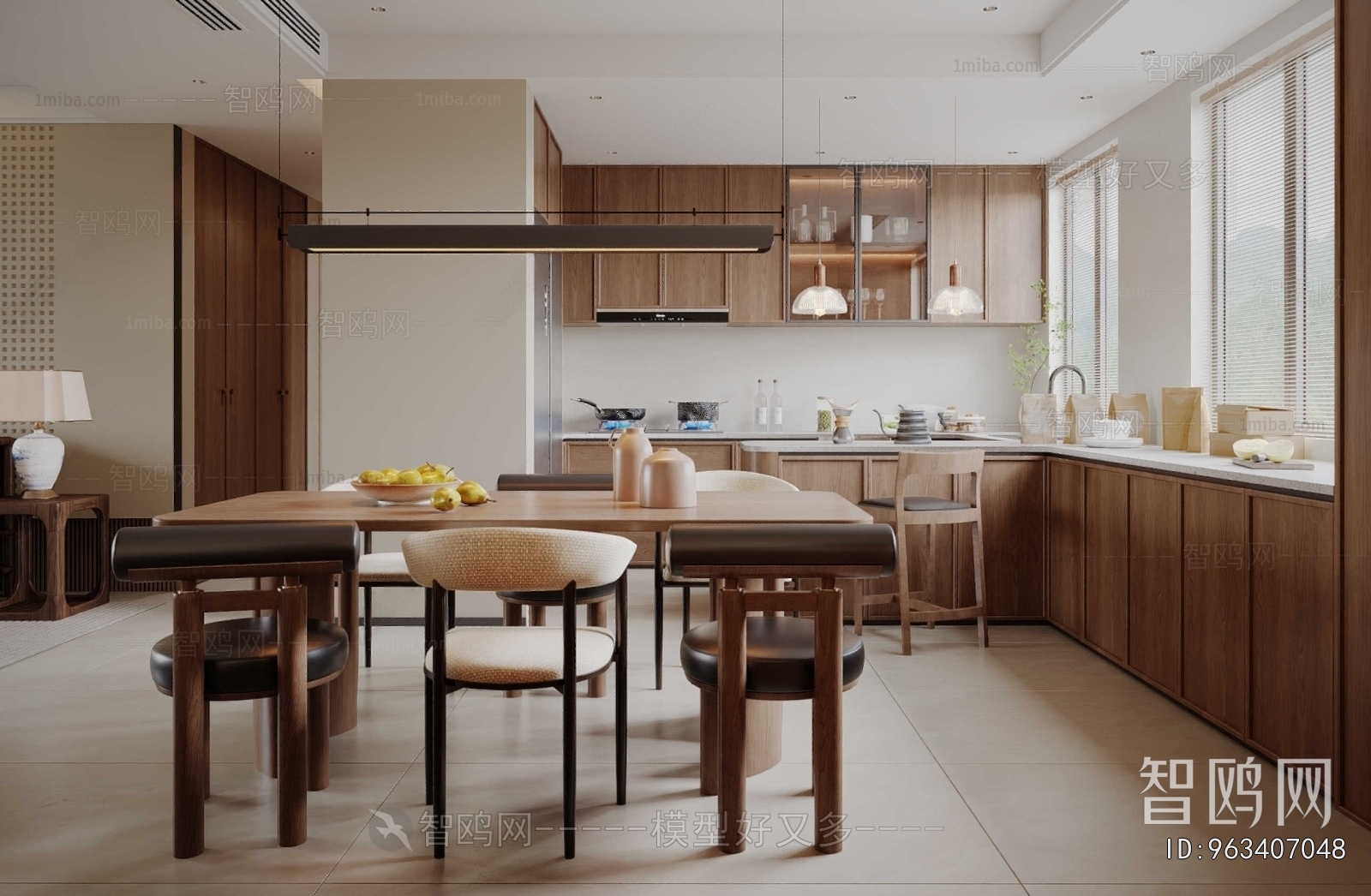 New Chinese Style Dining Room