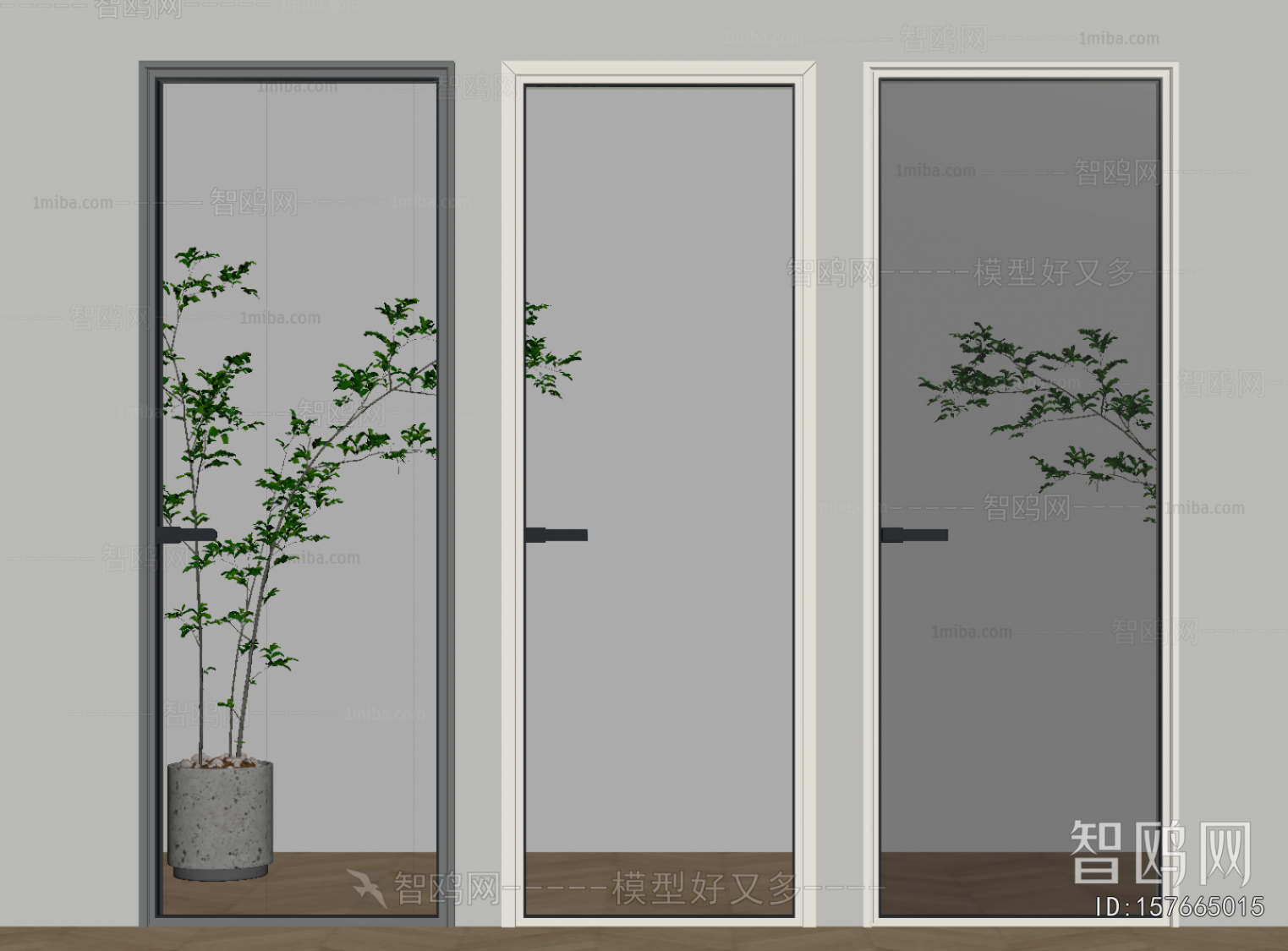 Modern Single Door