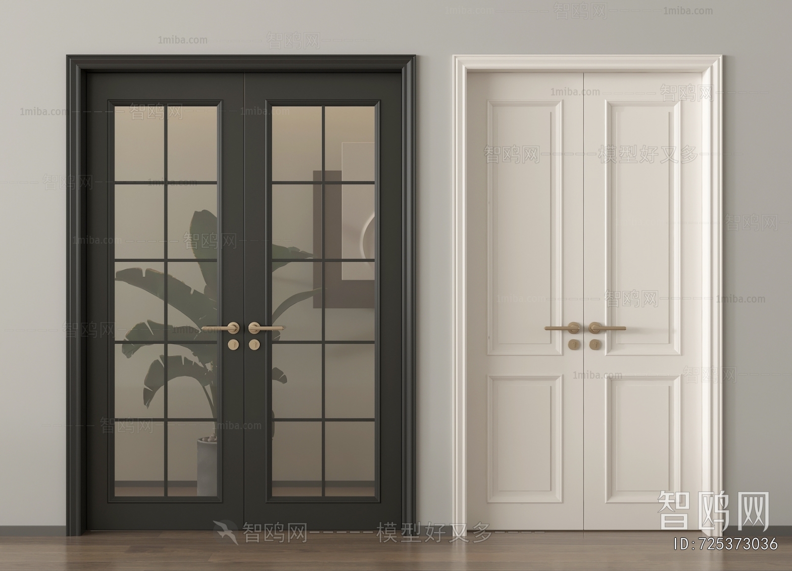 French Style Double Door