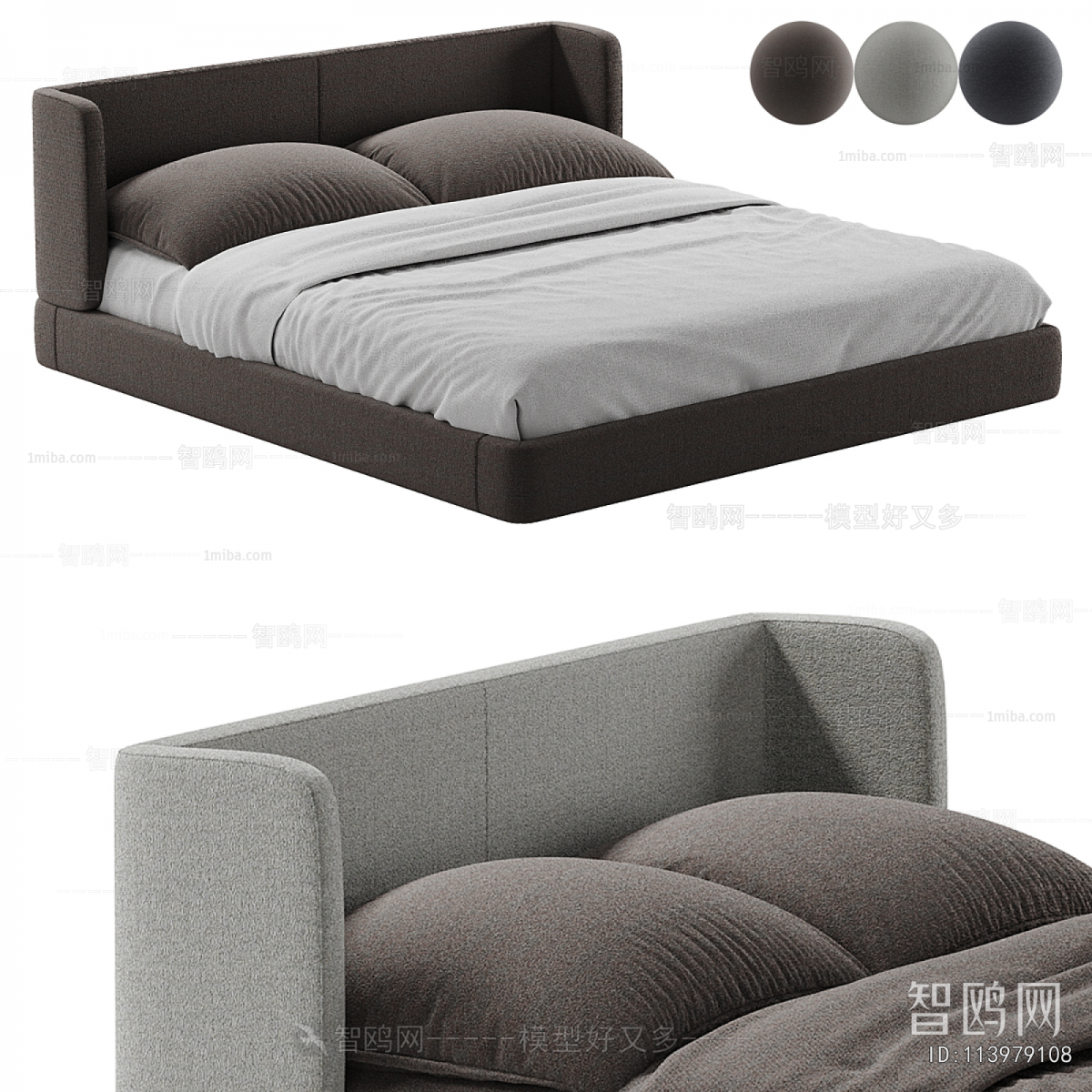Modern Double Bed