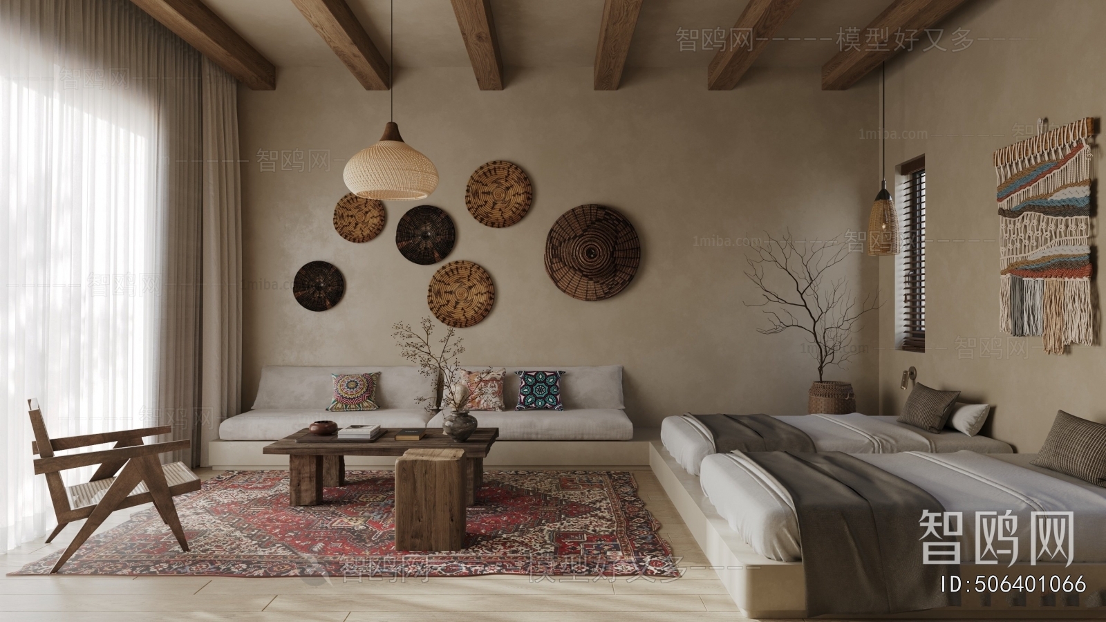 Wabi-sabi Style Residential Hostel