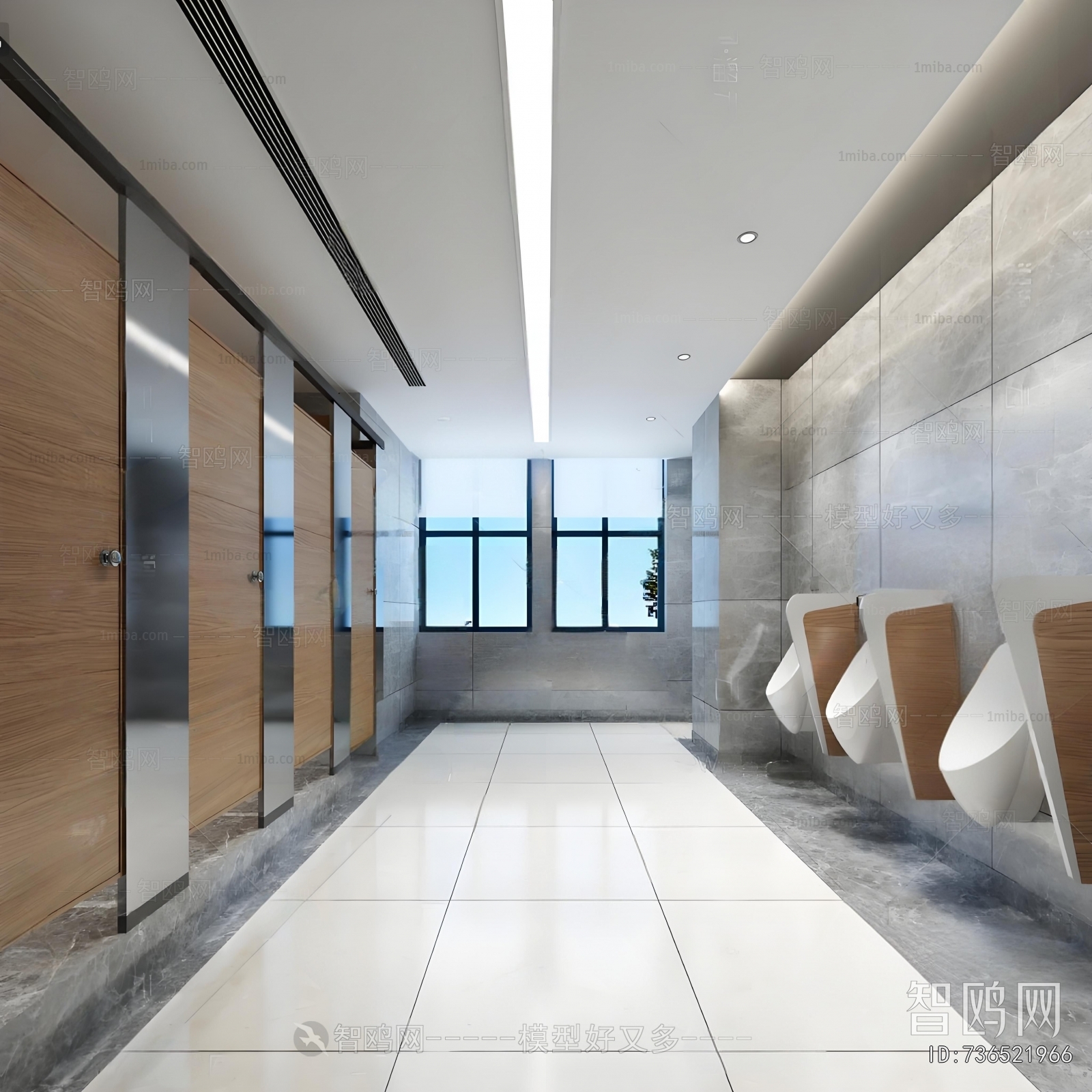 Modern Public Toilet