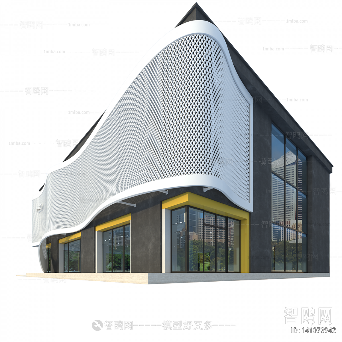 Modern Appearance Of Commercial Building