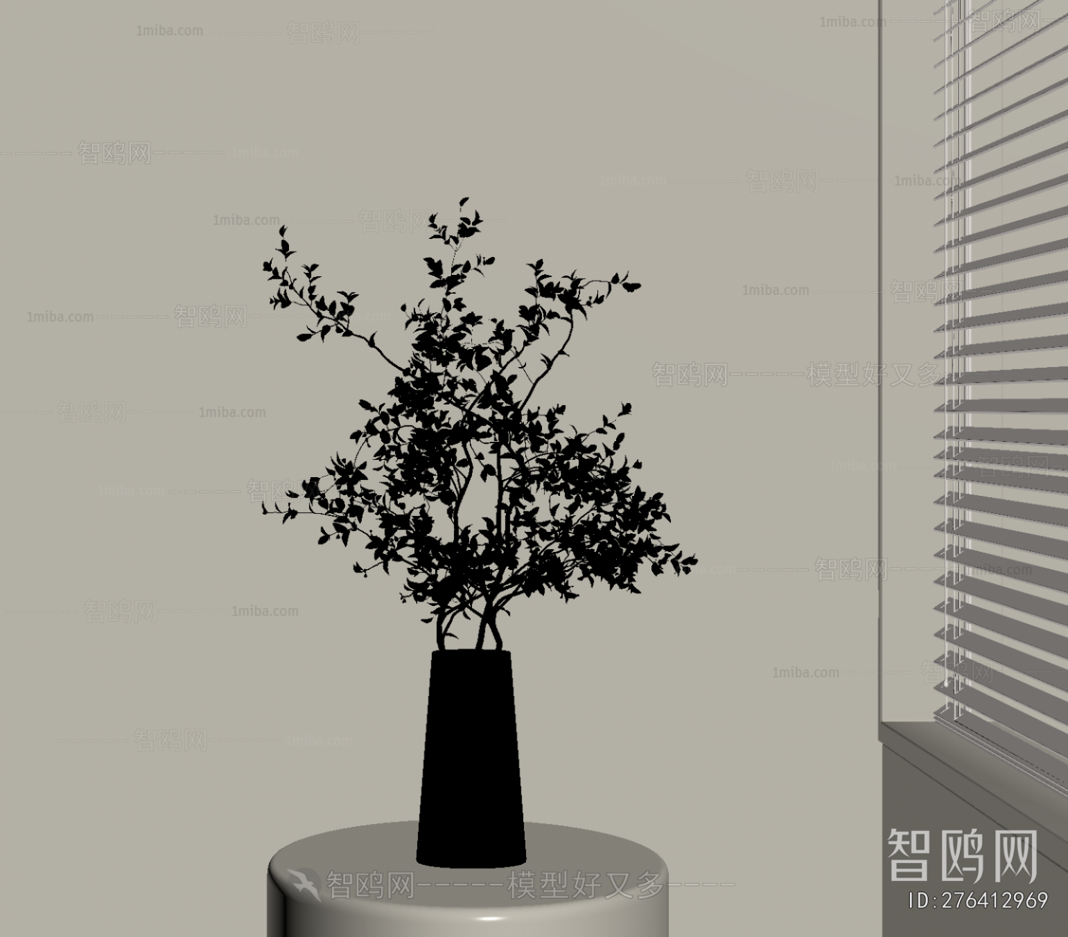 Modern Aquatic Green Plant