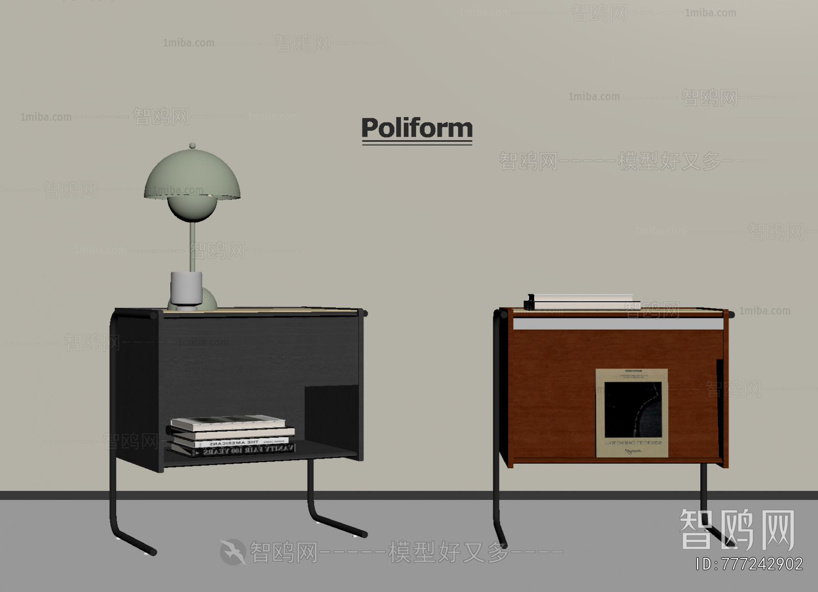 Modern Bedside Cupboard