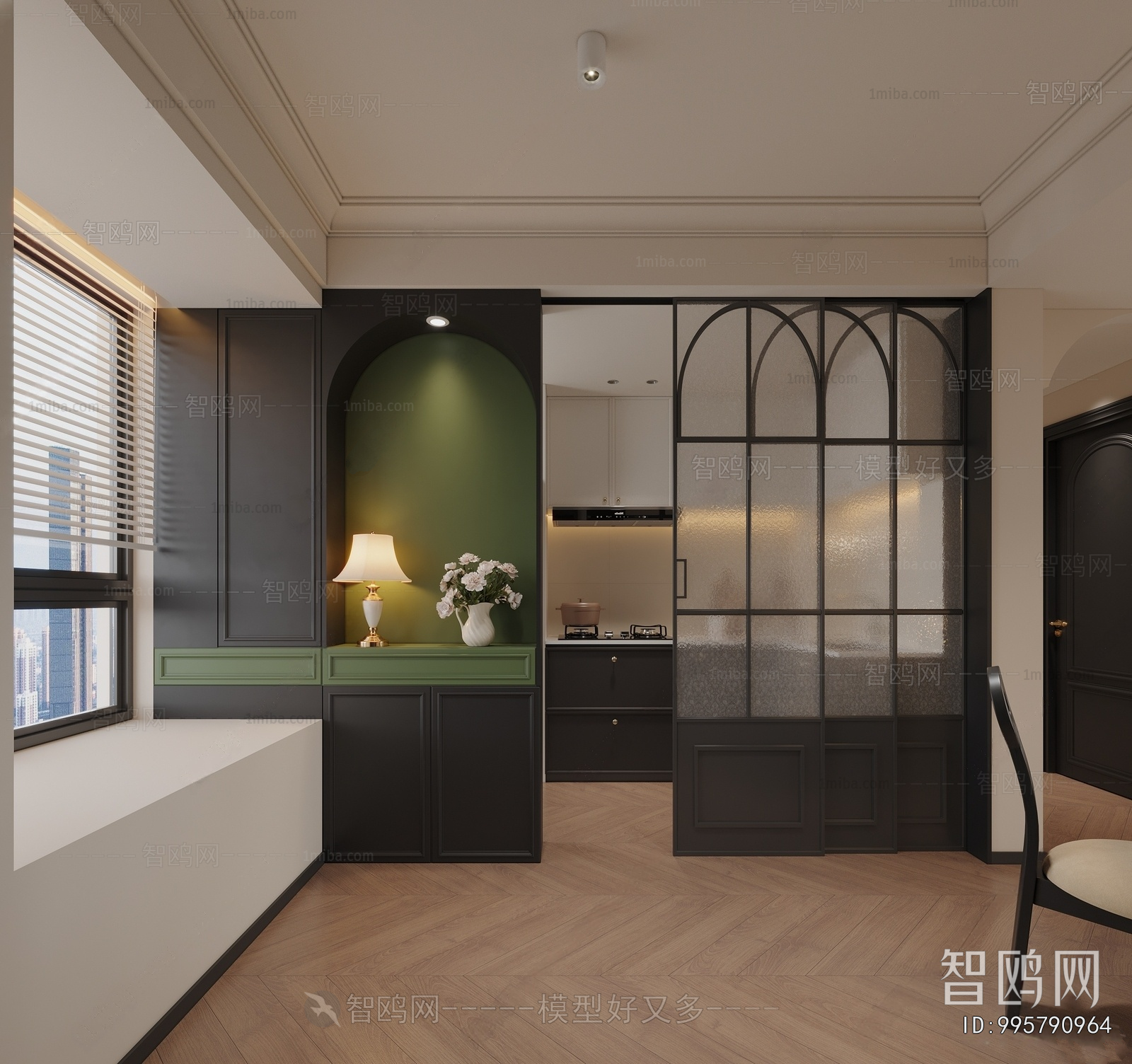 French Style Clothes Storage Area