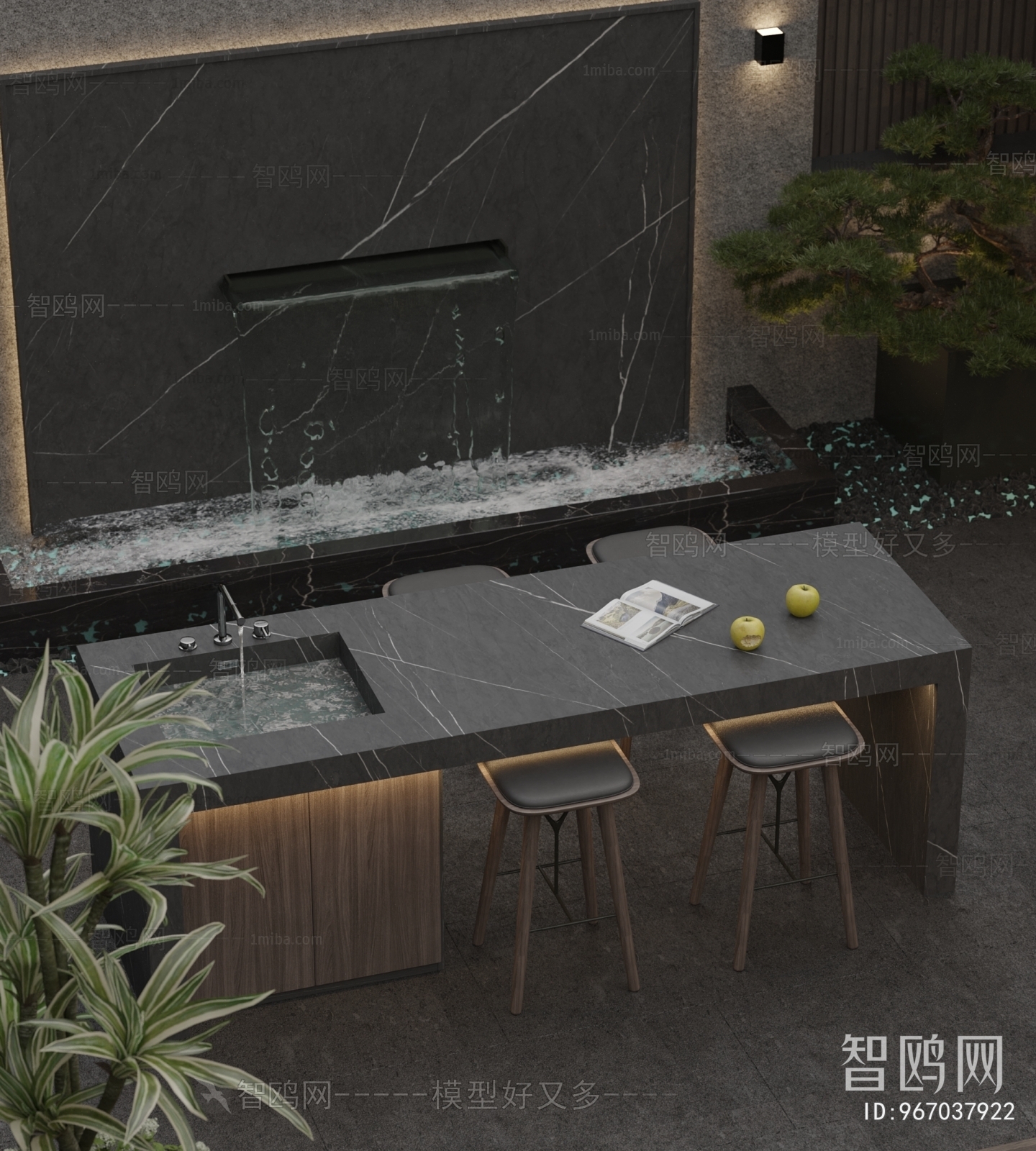 Modern Courtyard/landscape