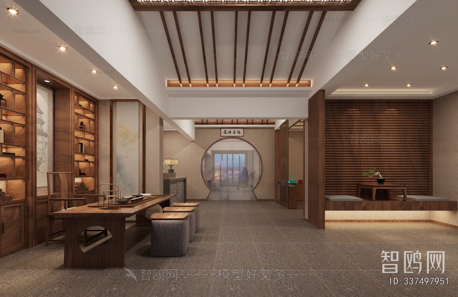 New Chinese Style Teahouse Tea House