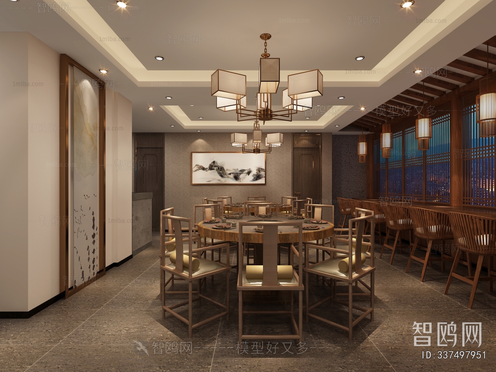 New Chinese Style Teahouse Tea House