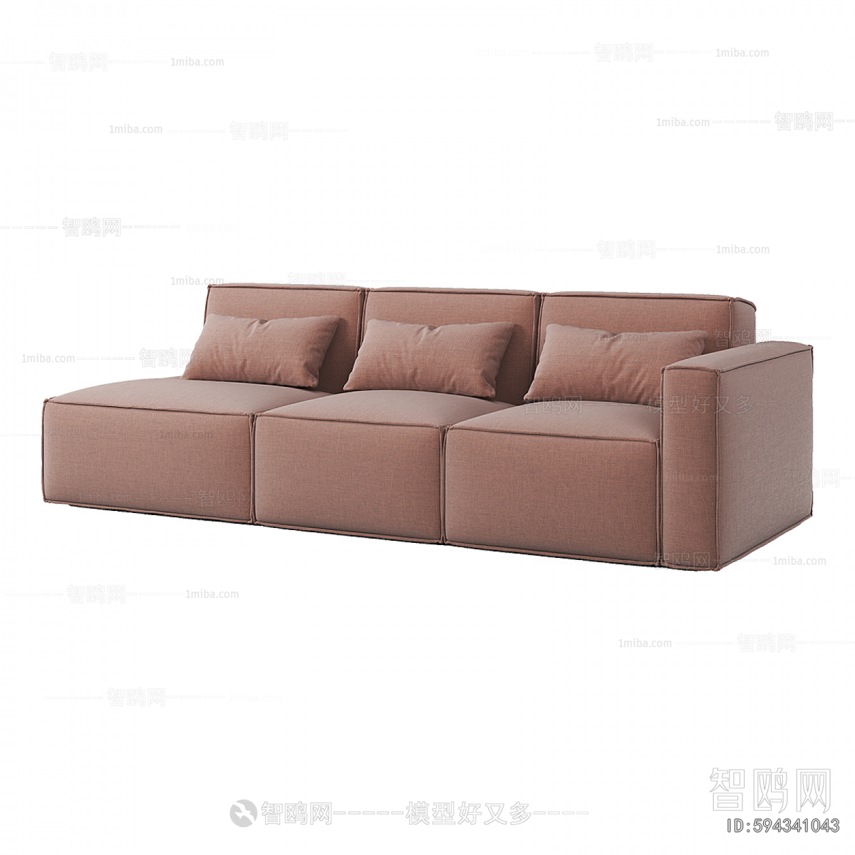 Modern Three-seat Sofa