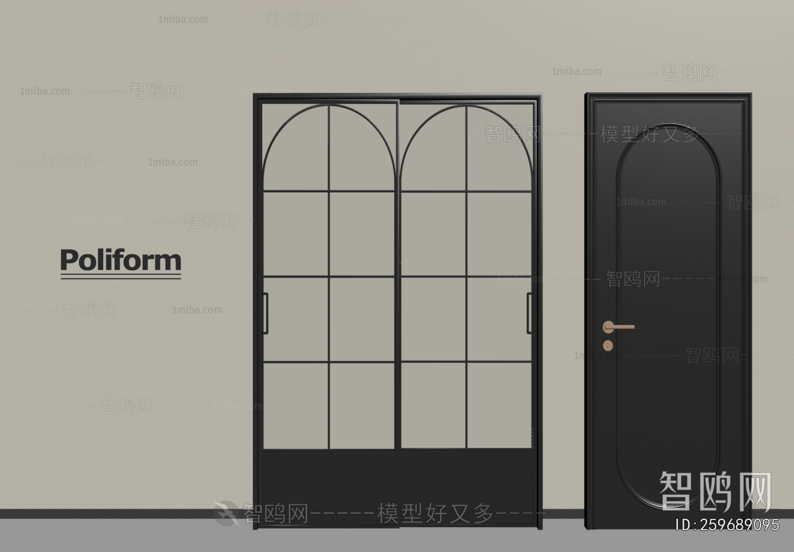 French Style Single Door