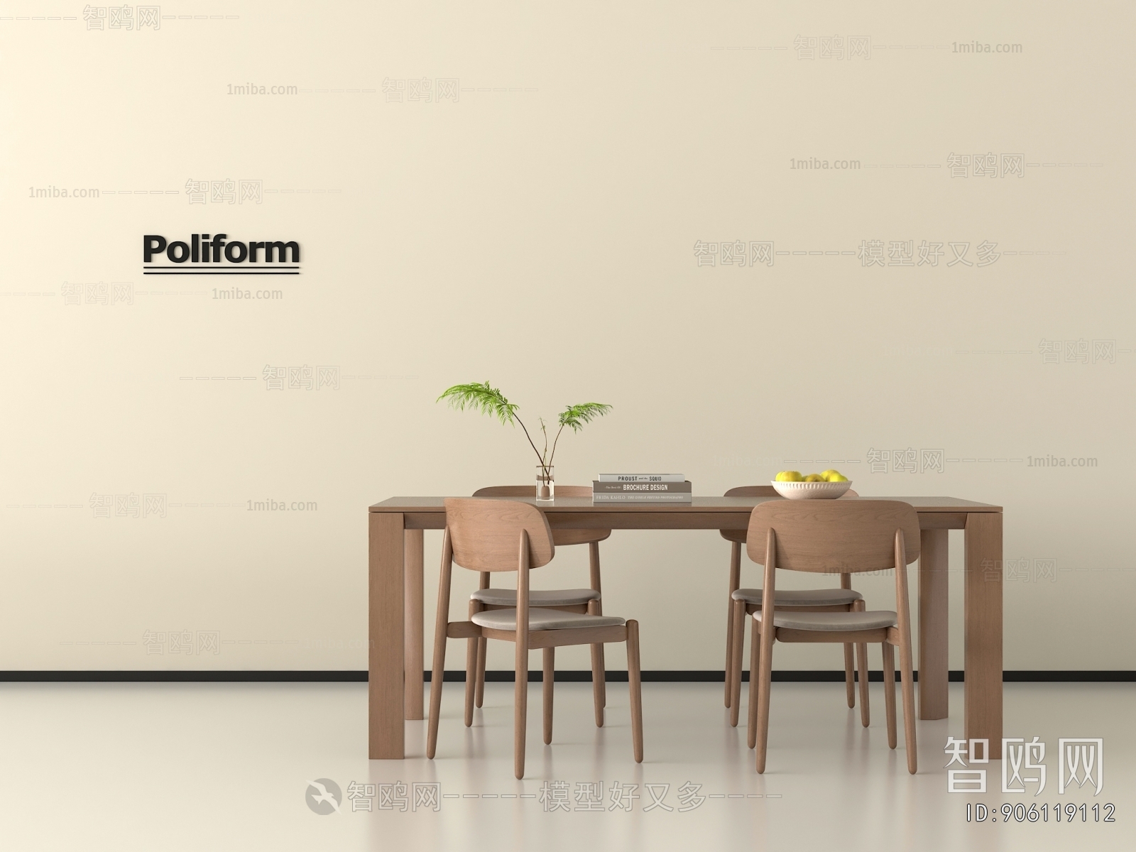 Nordic Style Dining Table And Chairs