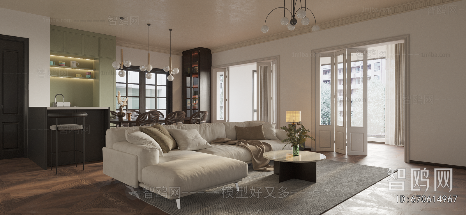 French Style A Living Room