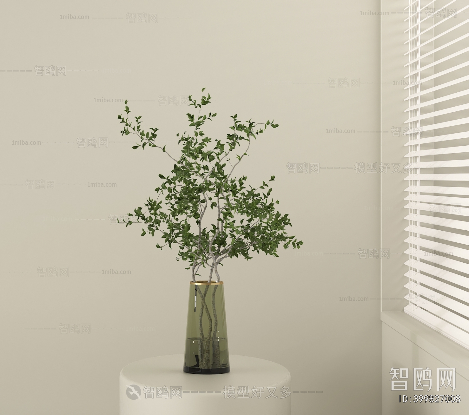 Modern Aquatic Green Plant