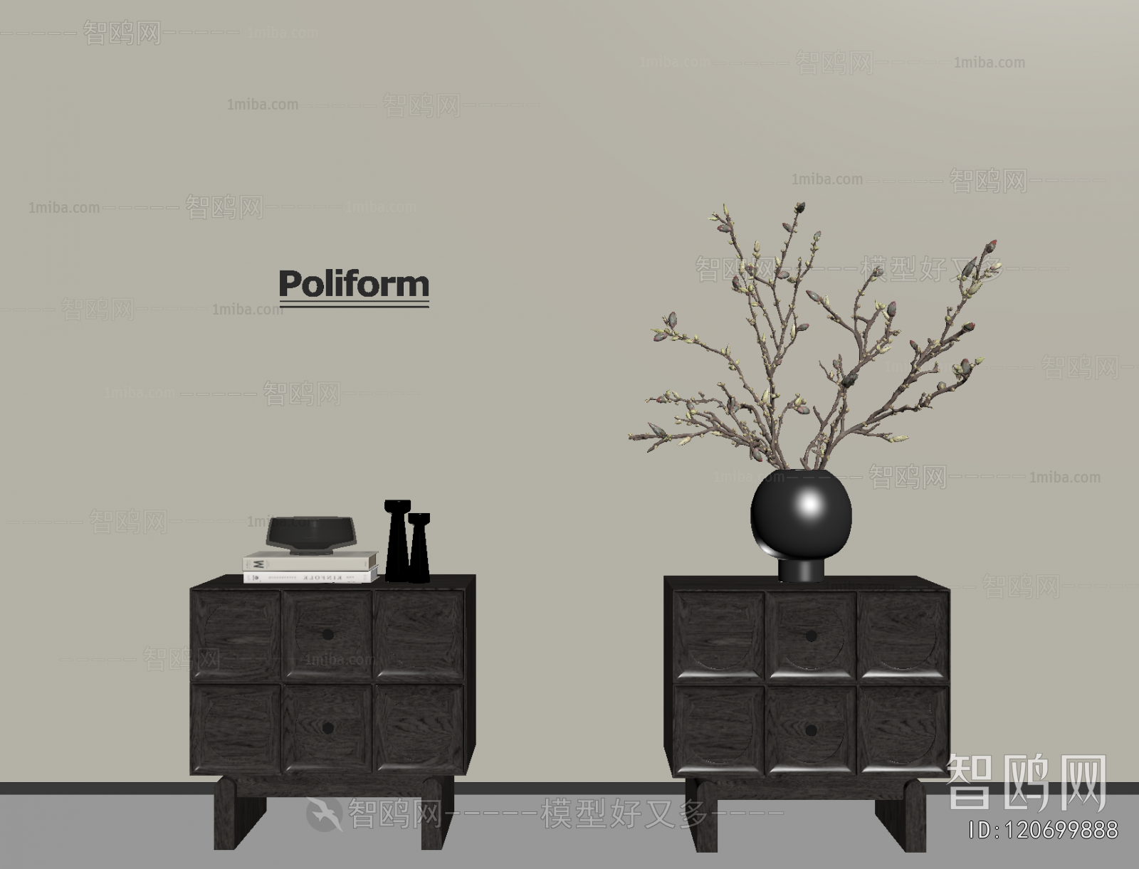 Modern Bedside Cupboard