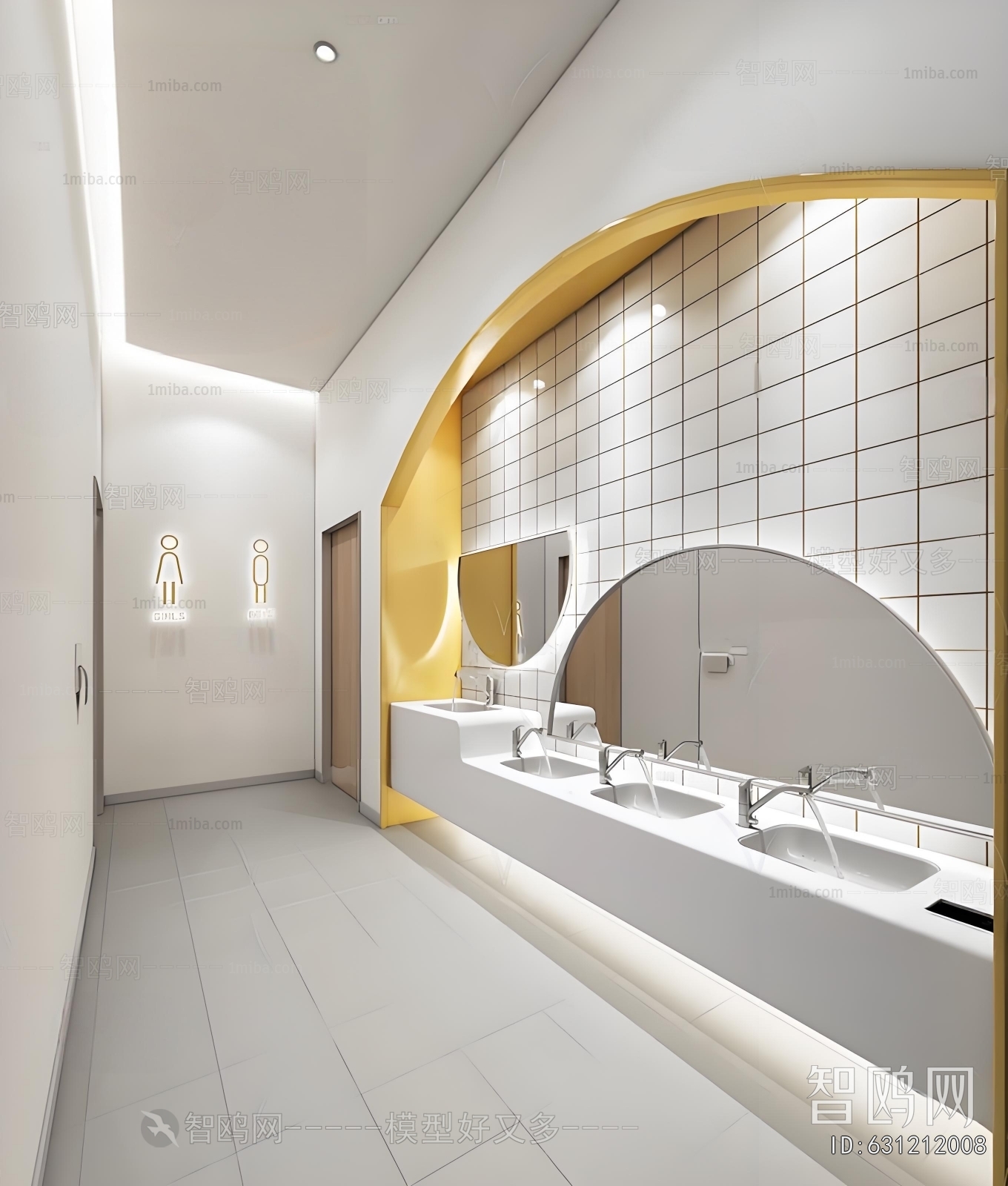 Modern Public Toilet