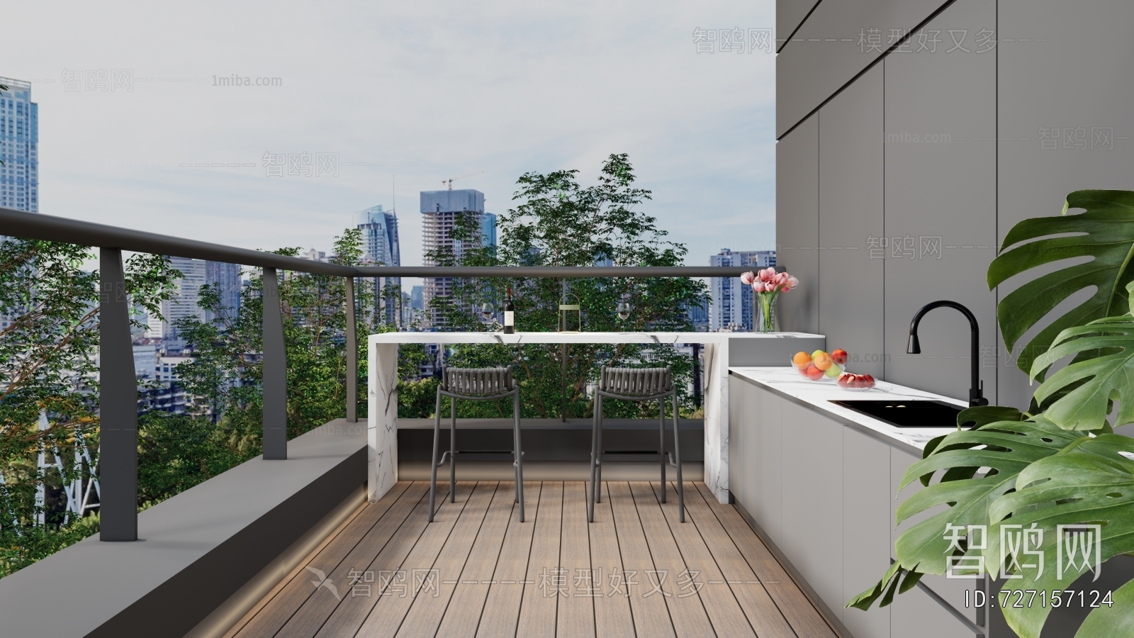 Modern Leisure Balcony