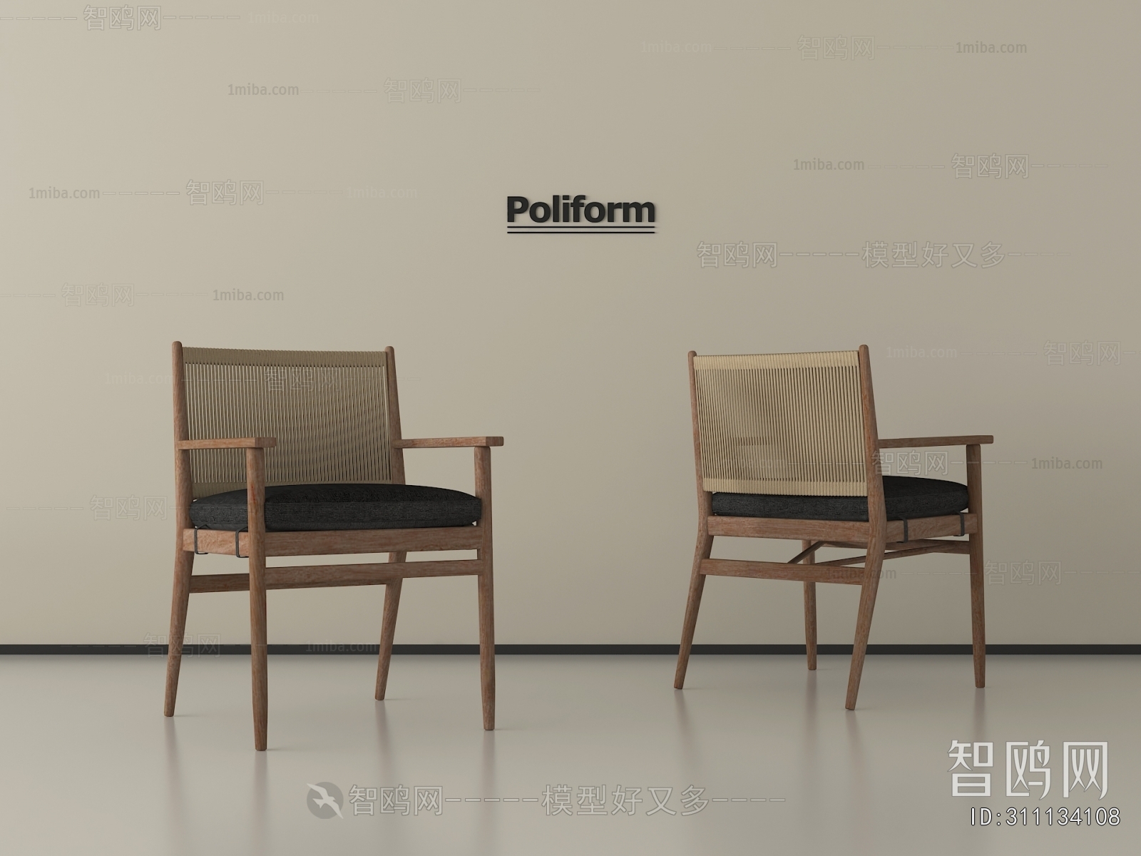 Wabi-sabi Style Dining Chair