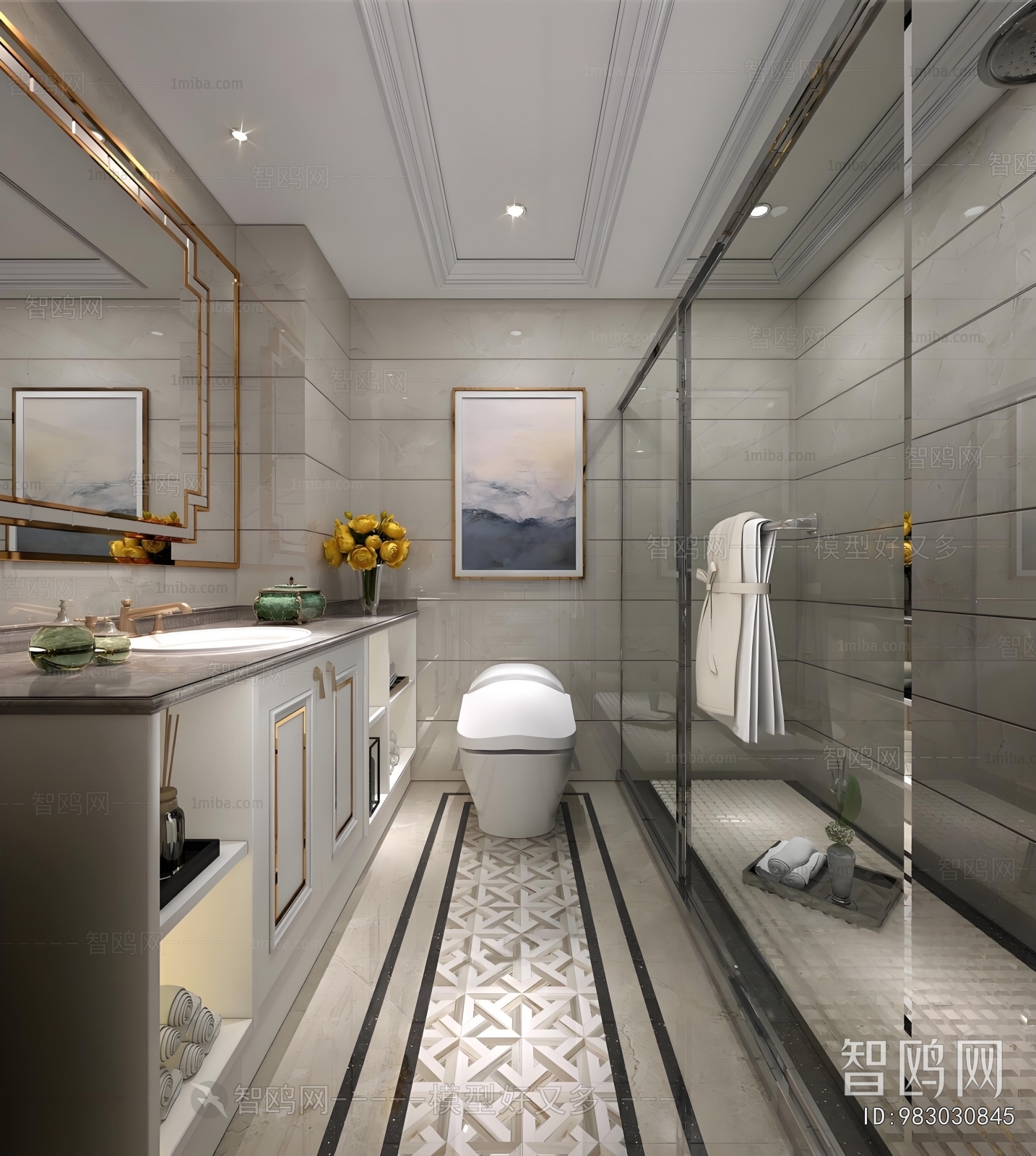 Simple European Style Toilet