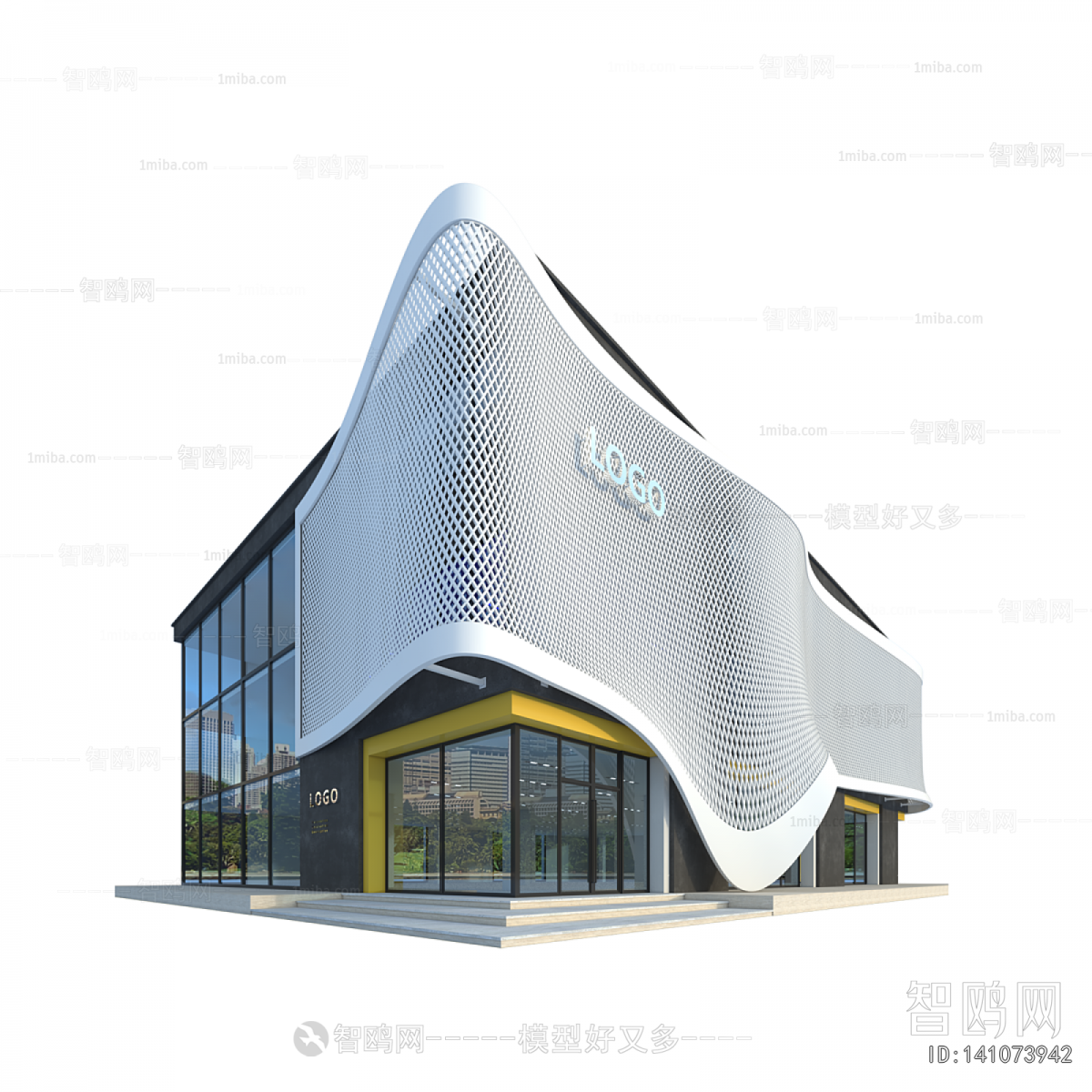 Modern Appearance Of Commercial Building