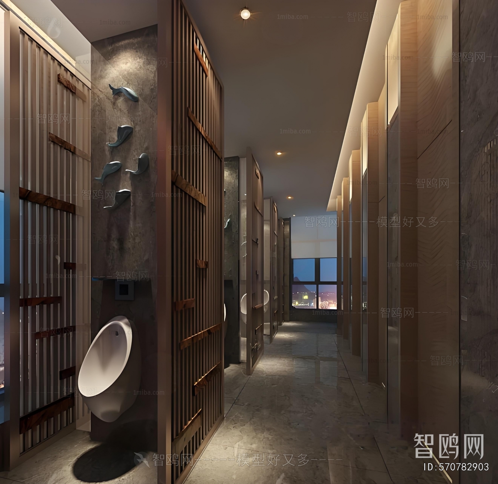 New Chinese Style Public Toilet