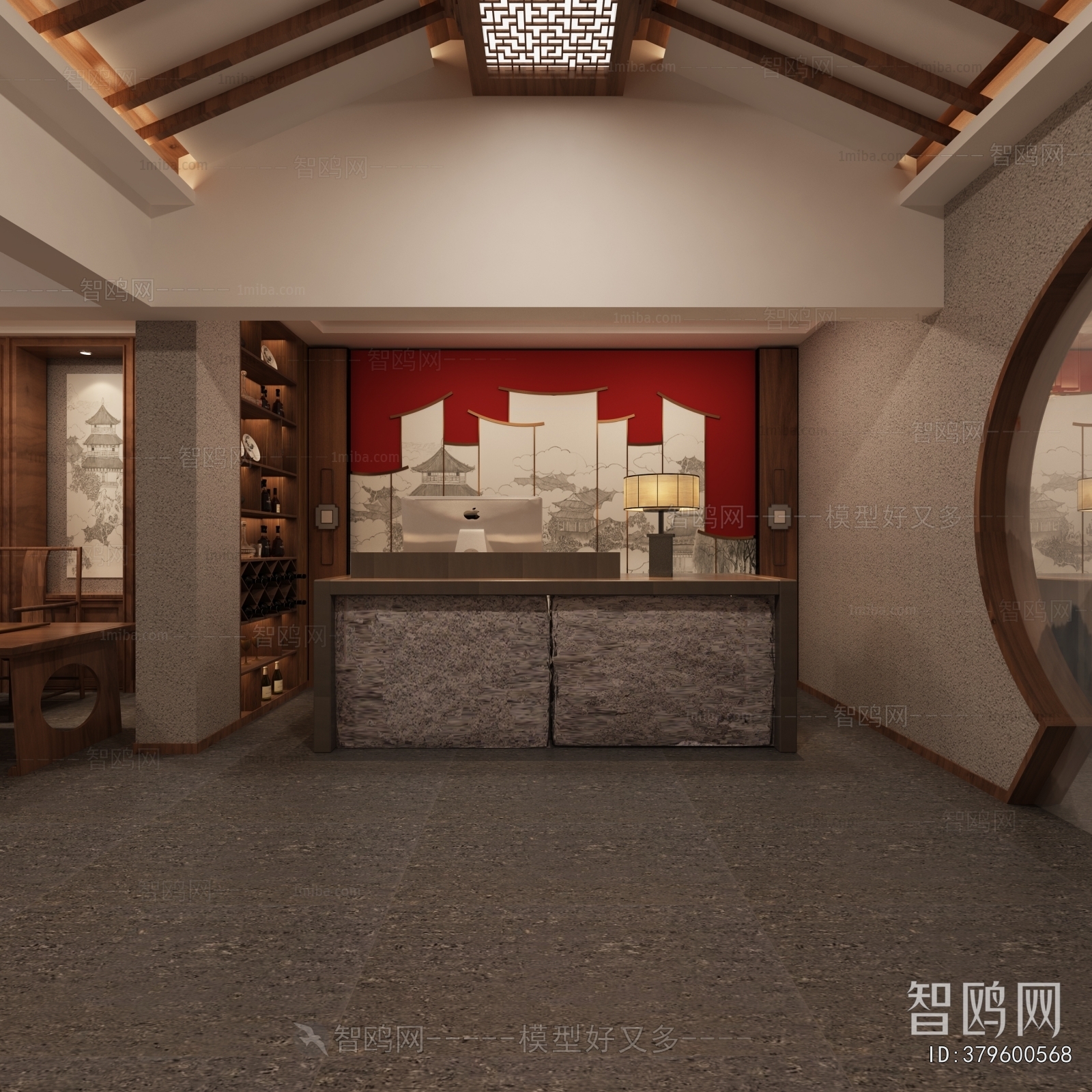 New Chinese Style Teahouse Tea House