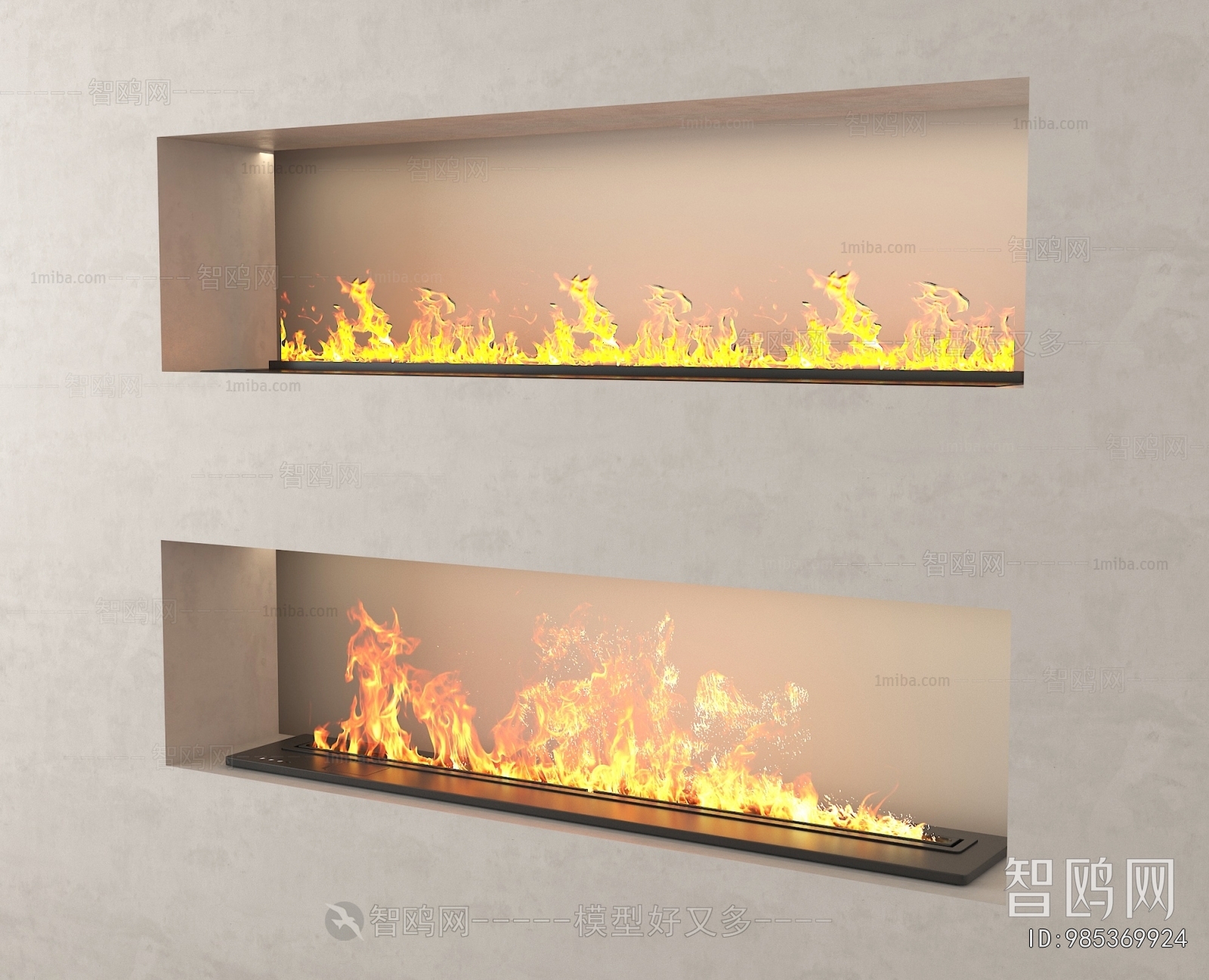 Modern Electronic Fireplace