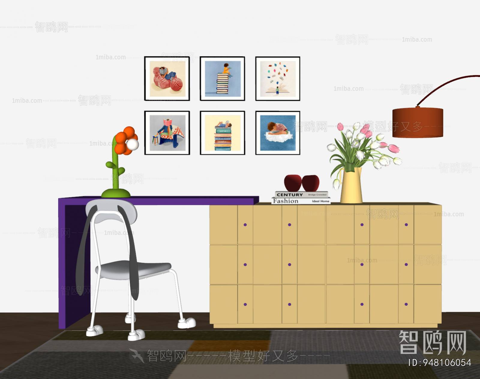 Modern Computer Desk And Chair