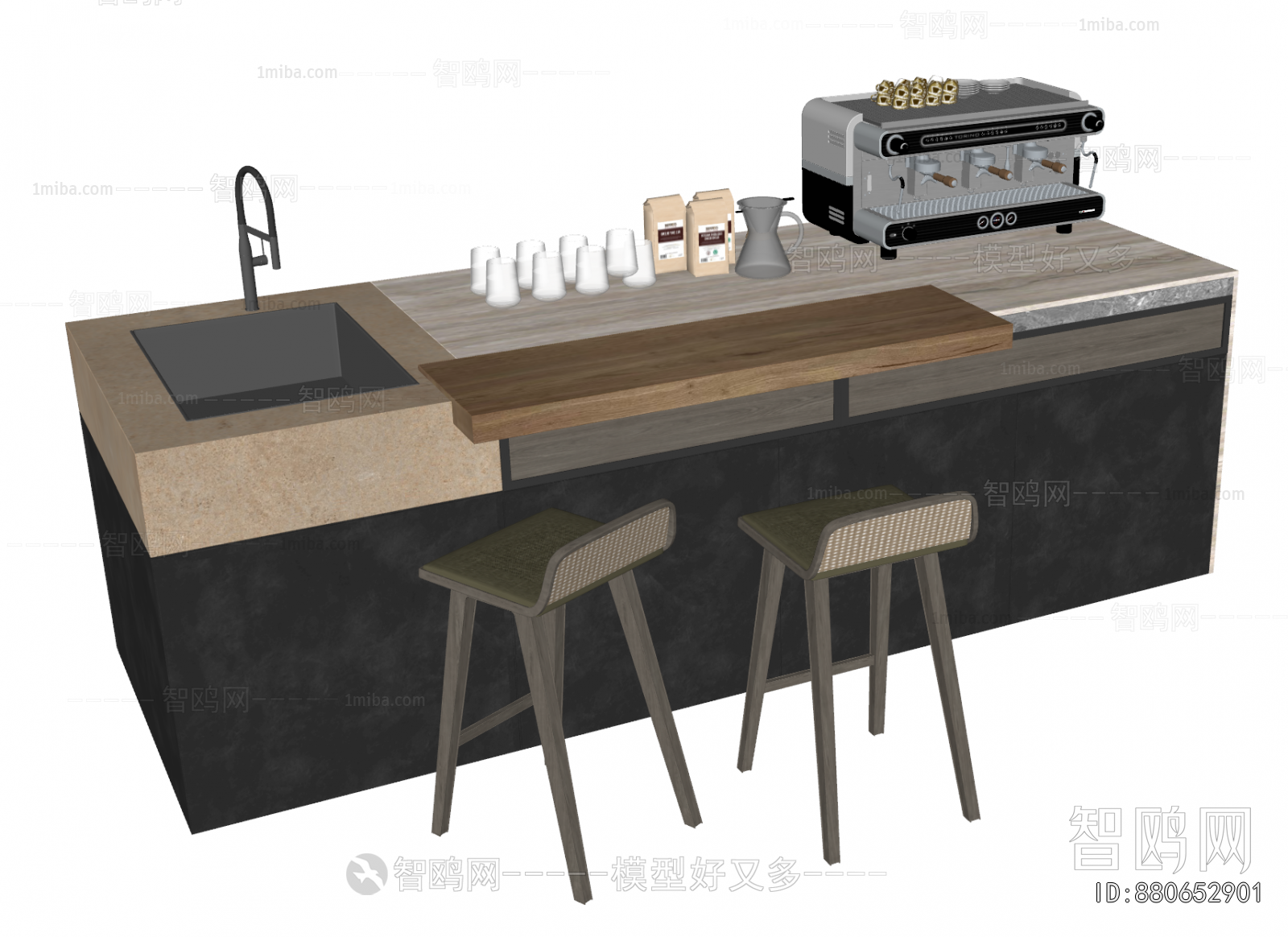Modern Counter Bar
