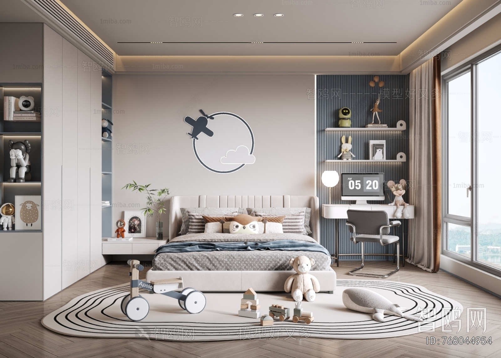 Modern Boy's Room And Son's Room