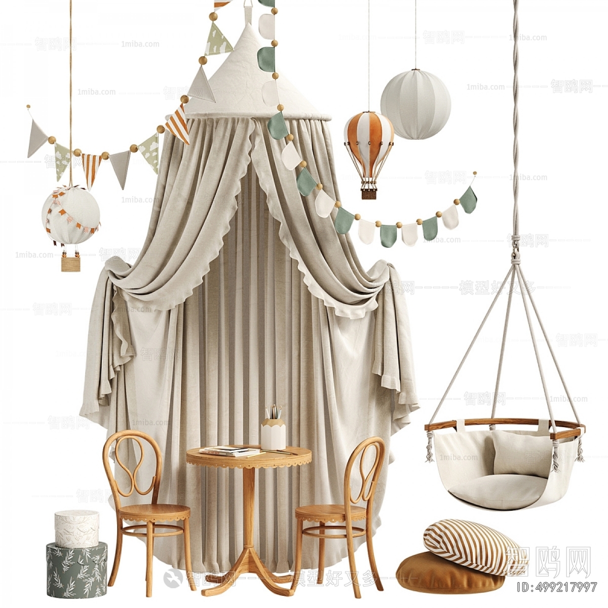 French Style Leisure Table And Chair